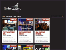 Tablet Screenshot of persuadersonline.com